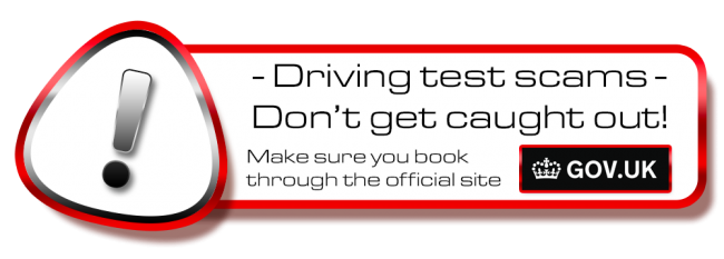 Don´t get scammed! book your theory or driving test in Ilkeston on the .gov site